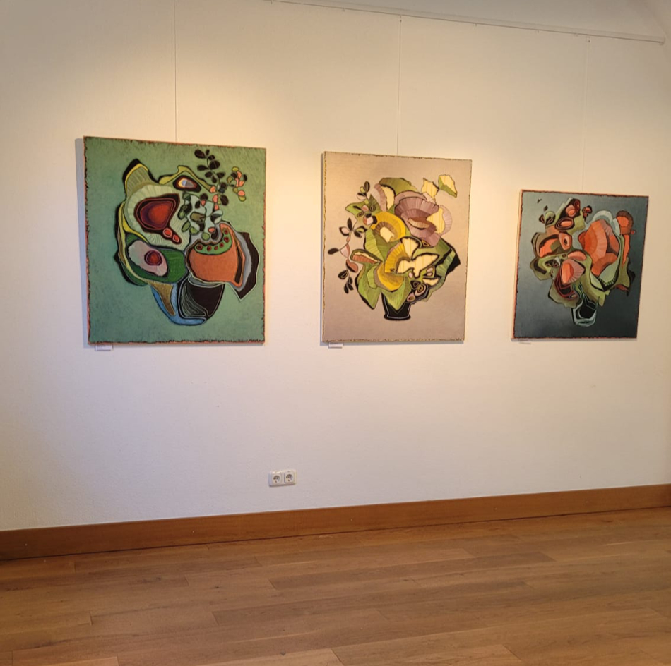 Aufbau der Ausstellung