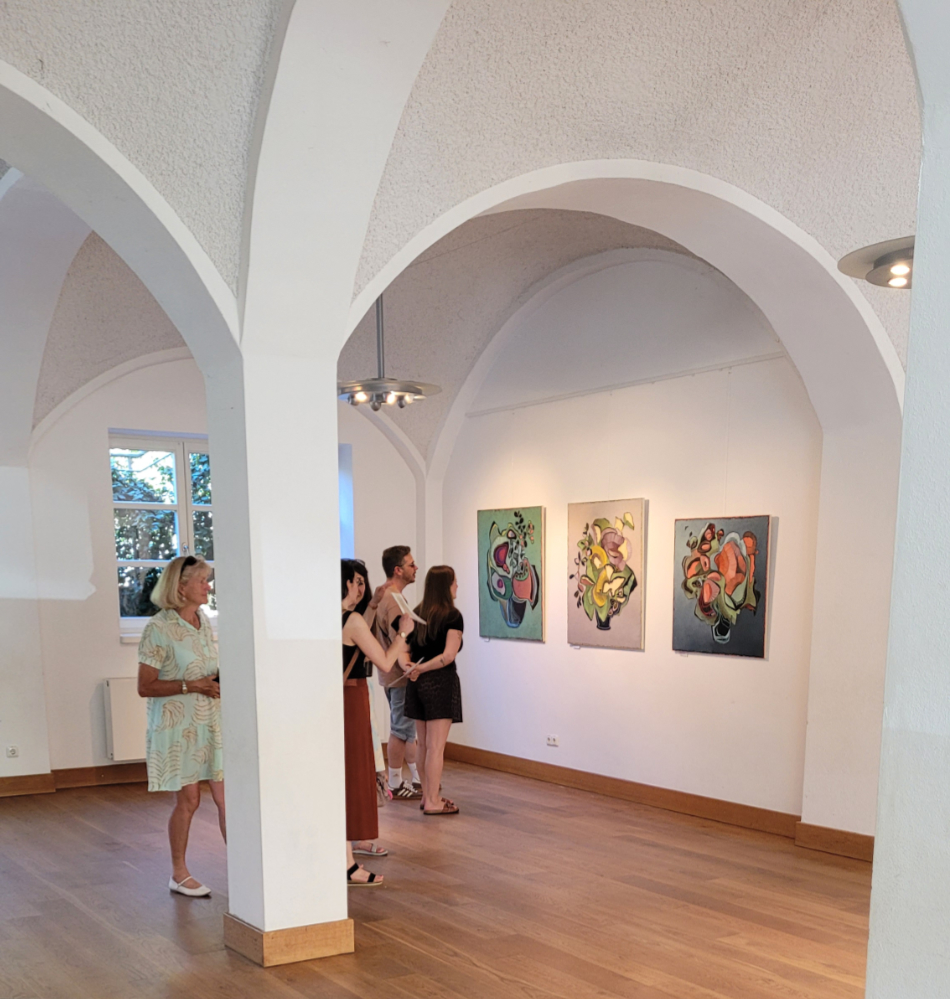 Aufbau der Ausstellung