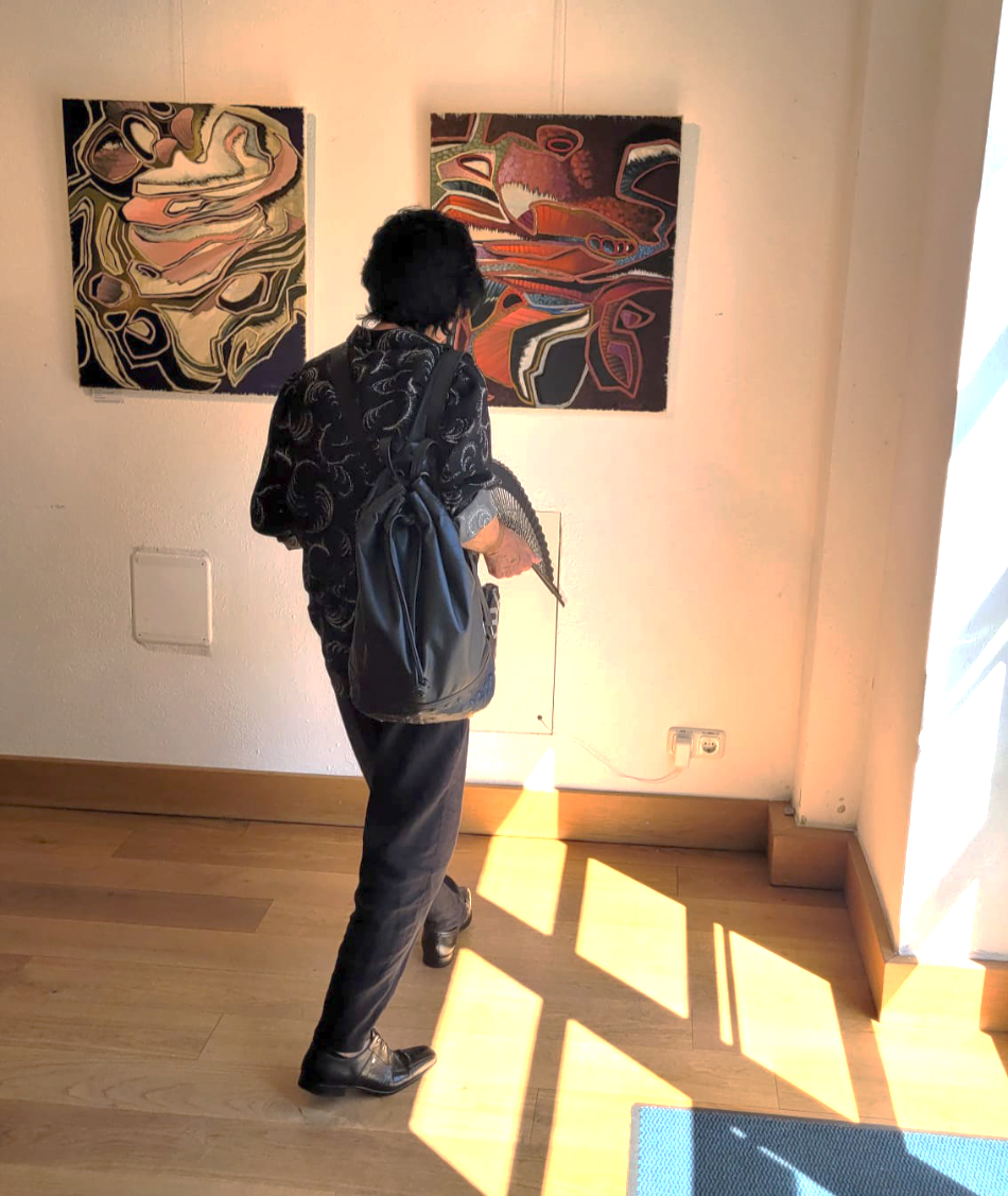 Aufbau der Ausstellung