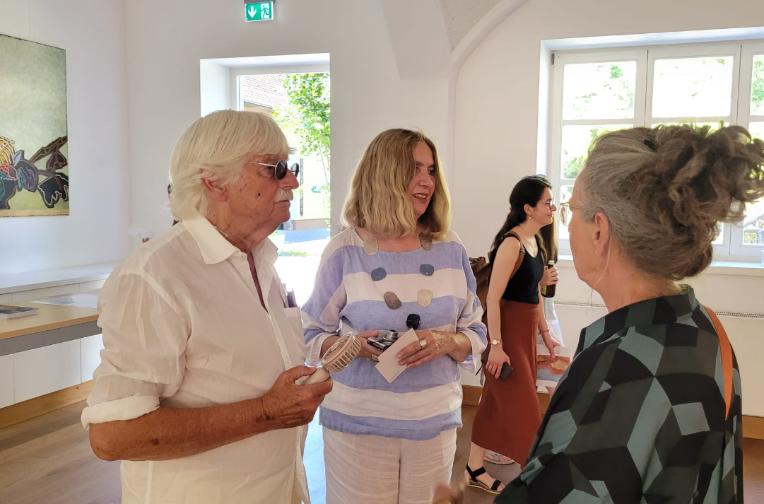 Aufbau der Ausstellung